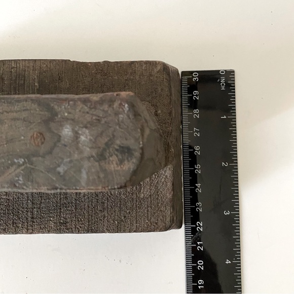 Vintage Textile Stamp Hand-Carved Wooden Print Blocks Textile Fabric Wallpaper - Picture 5 of 6